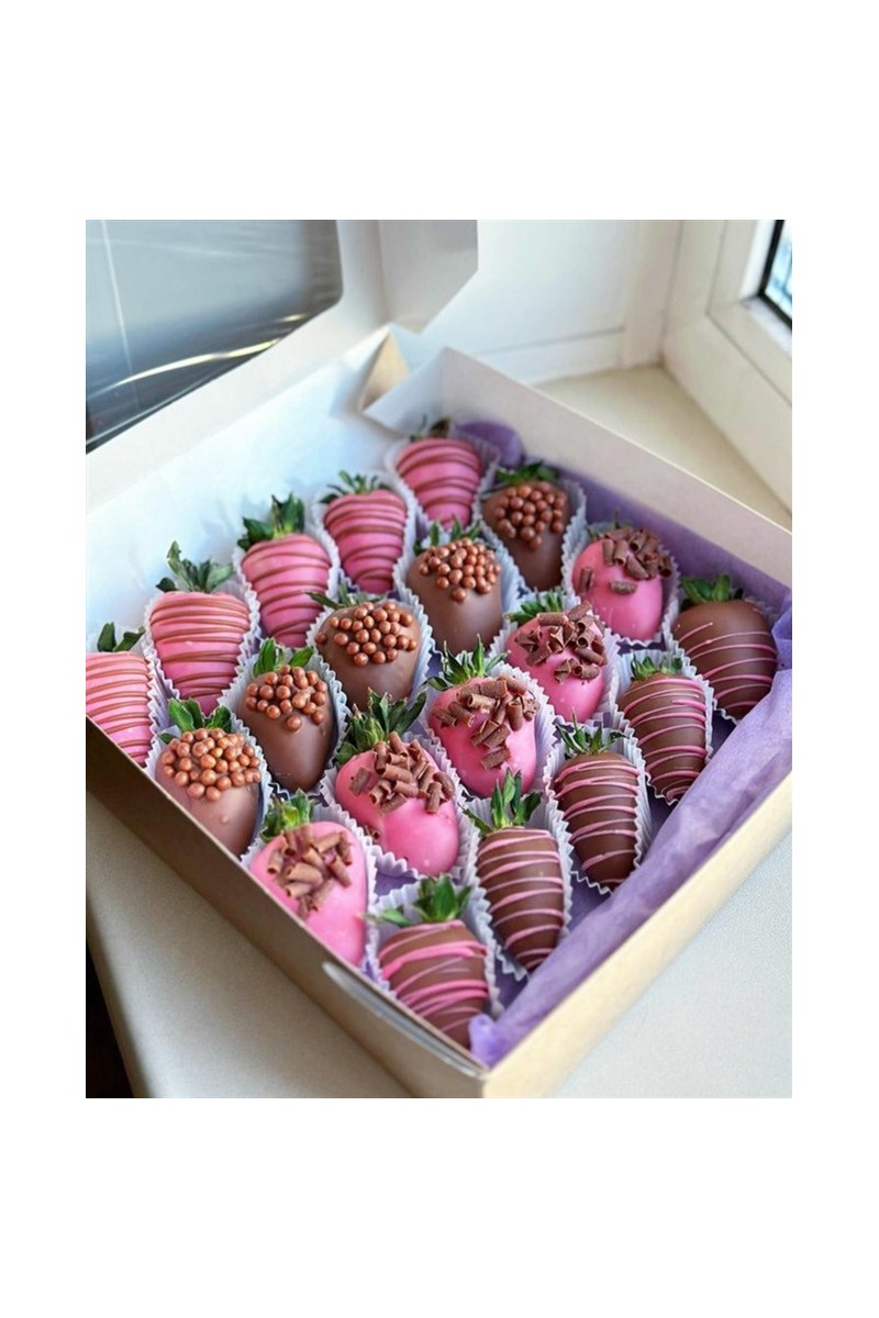 Pink chocolate Box Meyve Sepeti